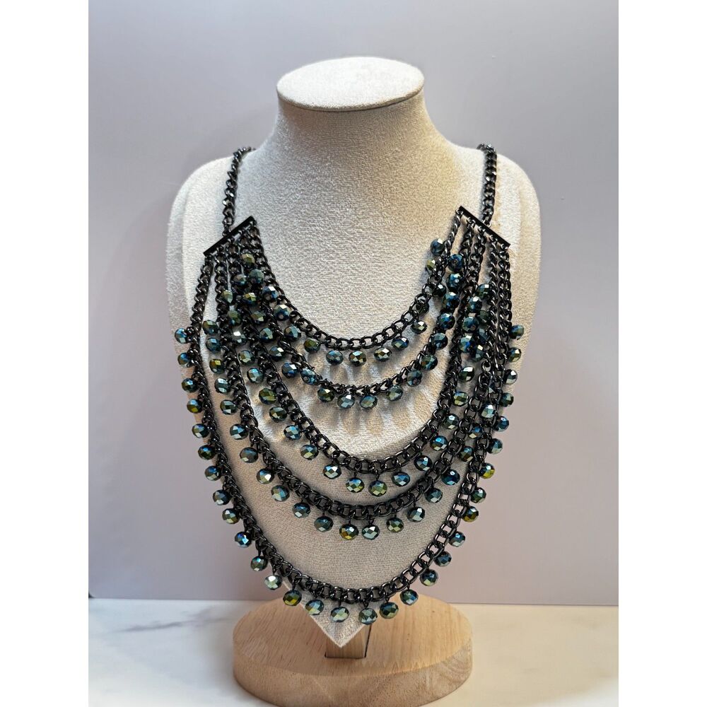 Retired Premier Designs "Movers & Shakers" Multistrand Necklace